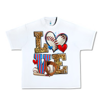 White love baseball Urban Heavy Tee - Zillion Design Studio