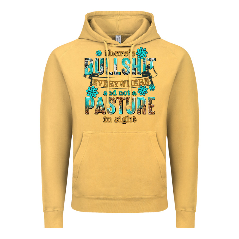 Theres Bullshit Everywhere And Not A Pasture Tbw Vintage Hoodie by texasbilliewilder | Teevron