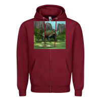 Burgundy ankylosaurus tumbler Zipper Hoodie - Artiststas
