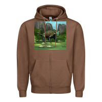 Chestnut ankylosaurus tumbler Zipper Hoodie - Artiststas