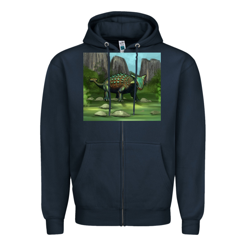 Ankylosaurus Tumbler Zipper Hoodie by Artiststas | Teevron