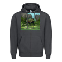 Smoke ankylosaurus tumbler Zipper Hoodie - Artiststas