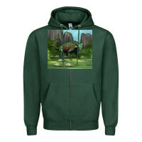 Sports Green ankylosaurus tumbler Zipper Hoodie - Artiststas