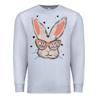 Heather Grey hip hop Premium Sweatshirt - MaliasSmallBusiness