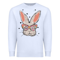 White hip hop Premium Sweatshirt - MaliasSmallBusiness