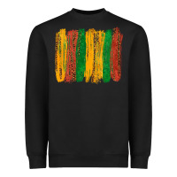 Black black history brushstroke Heavyweight Sweatshirt - texasbilliewilder