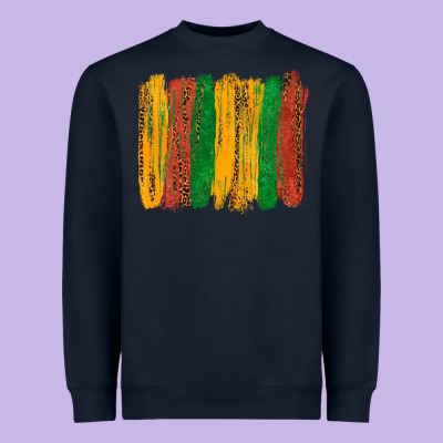Heavyweight Sweatshirt black history brushstroke