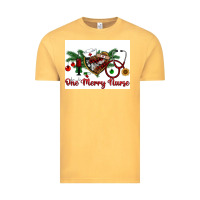Vintage Mustard one merry nurse Vintage Tee - RanaPortraitStore