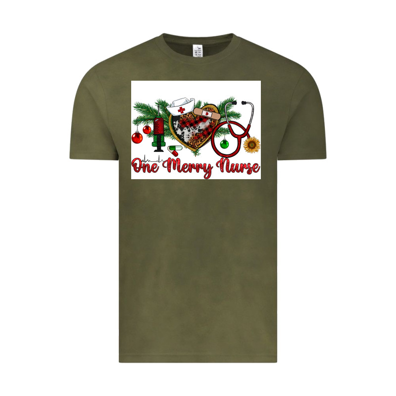 One Merry Nurse Vintage Tee by RanaPortraitStore | Teevron