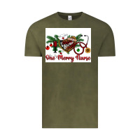 Vintage Olive one merry nurse Vintage Tee - RanaPortraitStore