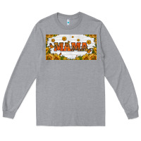 Heather Grey sunflowers and butterflies mama license plate Long Sleeve Tee - HRA Design Shop