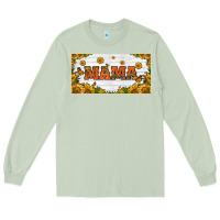 Matcha sunflowers and butterflies mama license plate Long Sleeve Tee - HRA Design Shop