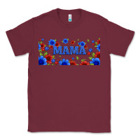 Burgundy floral american mama 16oz libbey cup Classic Tee - HRA Design Shop