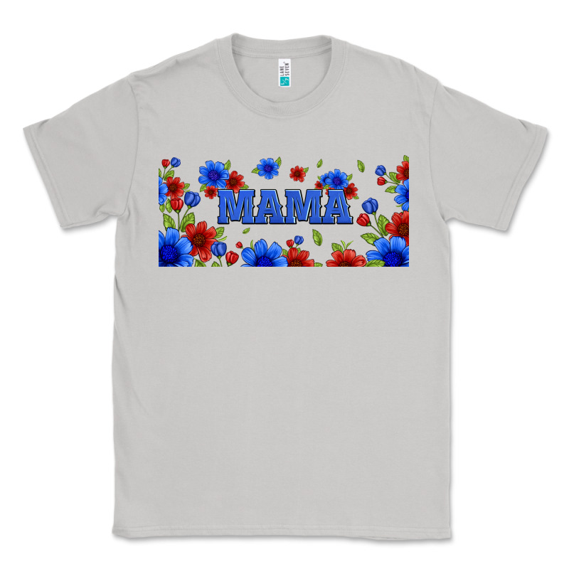 Floral American Mama 16oz Libbey Cup Classic Tee by HRA Design Shop | Teevron
