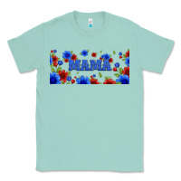 Seafoam floral american mama 16oz libbey cup Classic Tee - HRA Design Shop