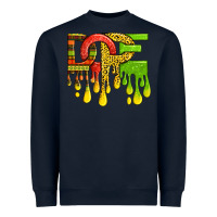 Navy black history juneteenth dope Heavyweight Sweatshirt - texasbilliewilder