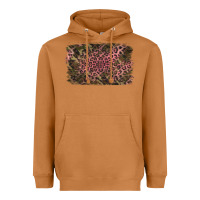 Meerkat Camouflage Pink Leopard Background Heavyweight Hoodie - Jasminsmagicworld