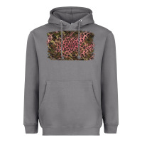 Storm Camouflage Pink Leopard Background Heavyweight Hoodie - Jasminsmagicworld