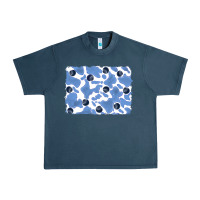 Midnight Navy distressed blueberry milkshake cowhide Urban Heavy Tee - RanaPortraitStore