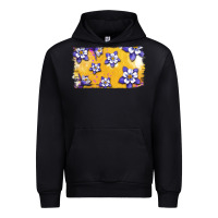 Black Rocky Mountain Columbine Flower Urban Hoodie - Bettercallsaul