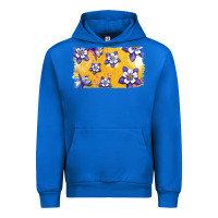 Cobalt Rocky Mountain Columbine Flower Urban Hoodie - Bettercallsaul