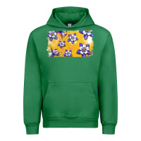 Emerald Rocky Mountain Columbine Flower Urban Hoodie - Bettercallsaul