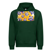 Forest Green Rocky Mountain Columbine Flower Urban Hoodie - Bettercallsaul