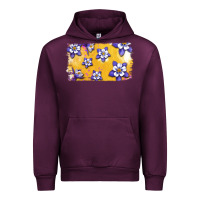 Rocky Mountain Columbine Flower Urban Hoodie | Teevron