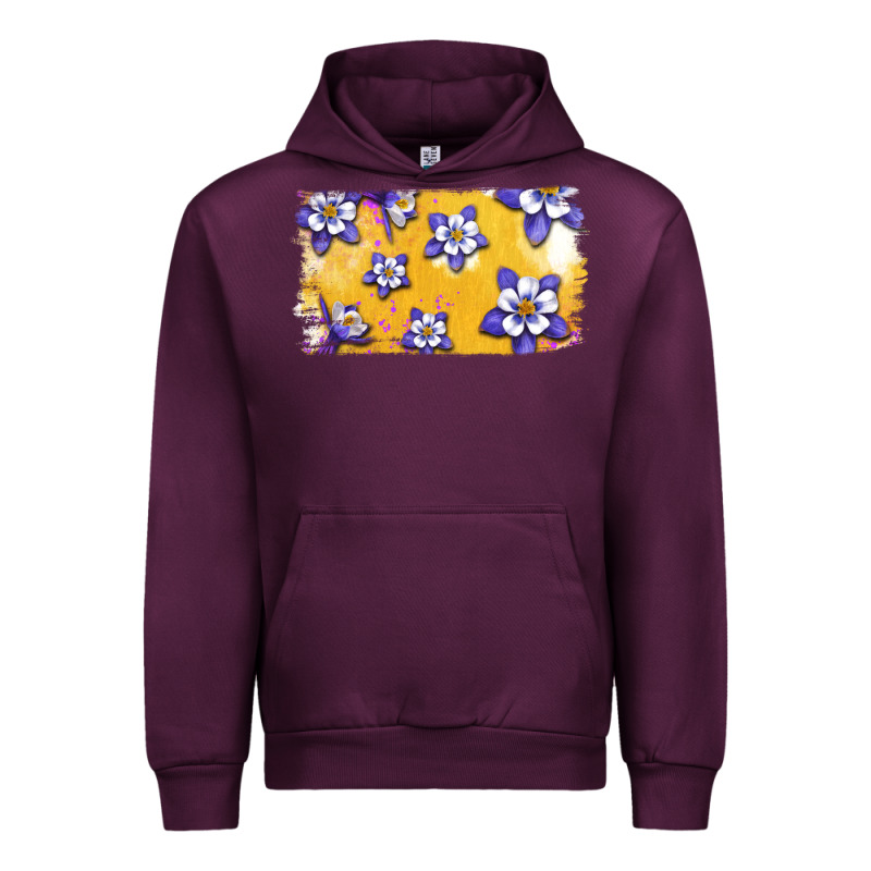 Rocky Mountain Columbine Flower Urban Hoodie by Bettercallsaul | Teevron
