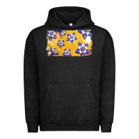 Pigment Black Rocky Mountain Columbine Flower Urban Hoodie - Bettercallsaul