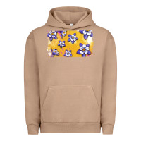 Pigment Burro Rocky Mountain Columbine Flower Urban Hoodie - Bettercallsaul
