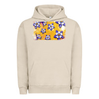 Pigment French Oak Rocky Mountain Columbine Flower Urban Hoodie - Bettercallsaul