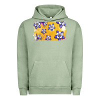 Pigment Oil Green Rocky Mountain Columbine Flower Urban Hoodie - Bettercallsaul