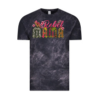 Cloud Black rebel mama Vintage Tee - texasbilliewilder