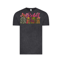Vintage Black rebel mama Vintage Tee - texasbilliewilder