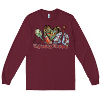 Burgundy respiratory therapist Long Sleeve Tee - RacoonDesign
