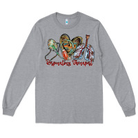 Heather Grey respiratory therapist Long Sleeve Tee - RacoonDesign