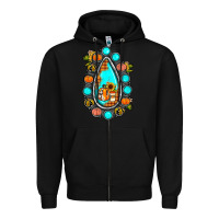Black gemstone pumpkin fall Zipper Hoodie - JahusDesignShop