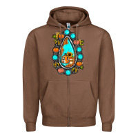 Chestnut gemstone pumpkin fall Zipper Hoodie - JahusDesignShop
