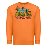Carrot get jesus before you check out Premium Sweatshirt - MaliasSmallBusiness
