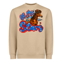 Mushroom oh my stars horse Heavyweight Sweatshirt - Zillion Design Studio