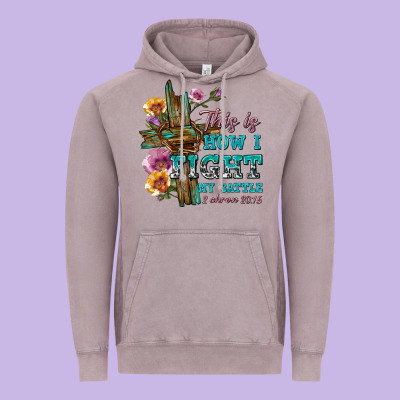 This Is How I Fight My Battle Tbw Vintage Hoodie Designed By Texasbilliewilder