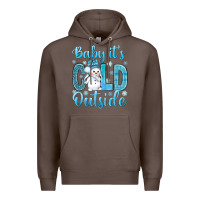 Coffee baby it's cold outside bbs Premium Hoodie - BundleAndBundleShop