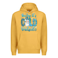 Mustard baby it's cold outside bbs Premium Hoodie - BundleAndBundleShop