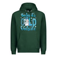 Sports Green baby it's cold outside bbs Premium Hoodie - BundleAndBundleShop