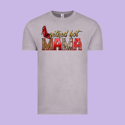 Retired Hot Mama Vintage Tee Designed By Texasbilliewilder