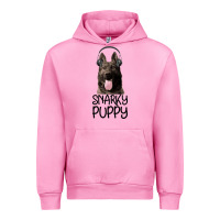 Fuchsia Pink Snarky Puppy Urban Hoodie - Bettercallsaul
