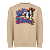 Mushroom oh my stars cow Heavyweight Sweatshirt - Zillion Design Studio