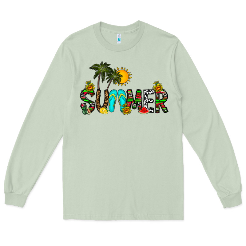 Summer Long Sleeve Tee by CowhideDigitalArt | Teevron