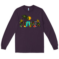 Plum summer Long Sleeve Tee - CowhideDigitalArt